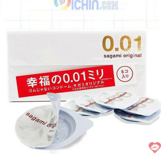  Review Nhật Bản siêu mỏng Sagami Original 001mm Hộp 5 cái  giá tốt 
