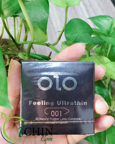 Bao cao su OLO Feel Ultrathin 001mm chính hãng Anh hộp 3 cái