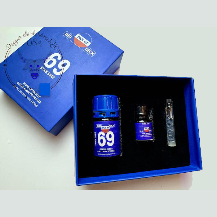 Combo Popper Dick 69 50ml hàng mạnh - Chai 40ml + 10ml