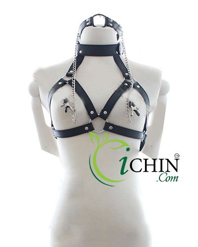 Đồ chơi bạo dâm BDSM Kẹp vú xích cổ tăng mạnh khoái cảm