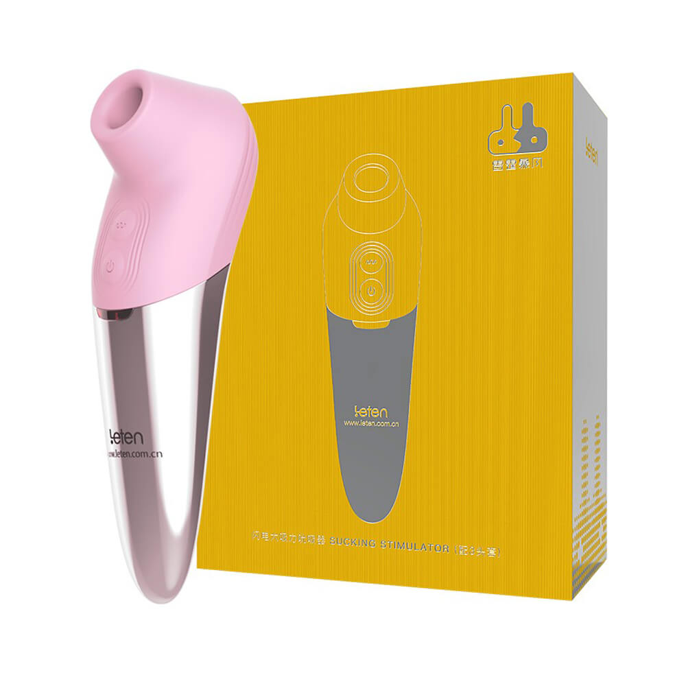 Máy massage Leten Sucking Stimulator rung hút kèm 3 đầu phụ kích thích điểm G