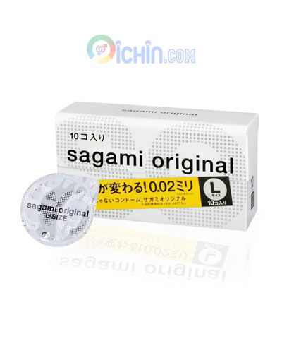 Sagami Original 0.02mm Size L Hộp 10 cái nhập khẩu Nhật Bản