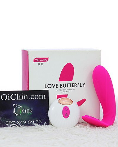 YEAIN - Love Butter Fly rung 2 đầu 10 chế độ từ xa cao cấp