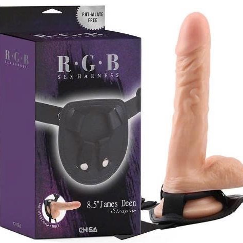 Chisa James Deen 8.5 Inch ( Dương Vật Giả kèm dây đeo ) 