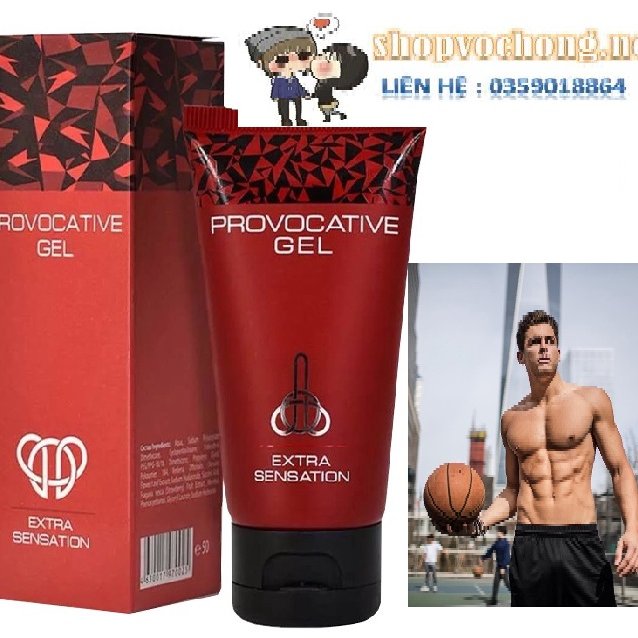 PROVOCATIVE Gel Titan đỏ tăng kích thước 