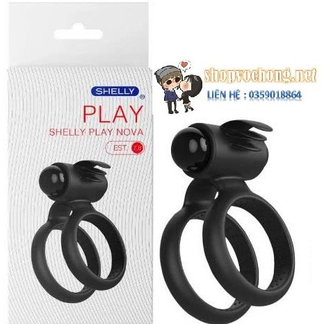 SHELL PLAY NOVA- Vòng rung tắng khoái cảm 