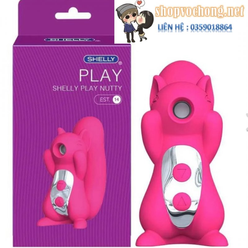 Shelly Play Nutty Máy massage hình sóc 