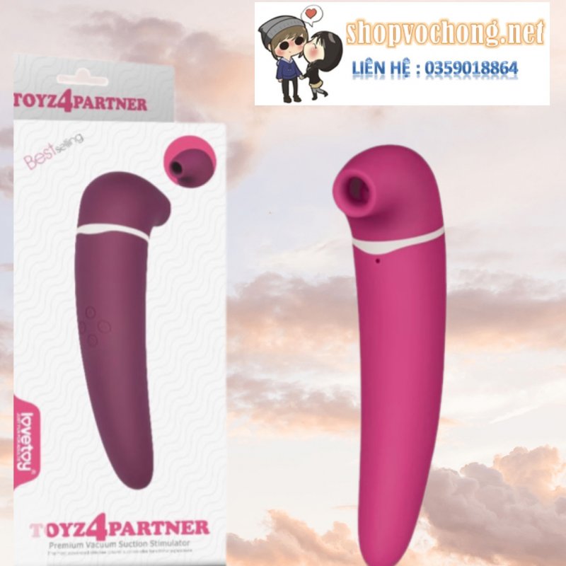 Lovetoy Toyz4 Partner  Máy rung hút âm vật 2 đầu 