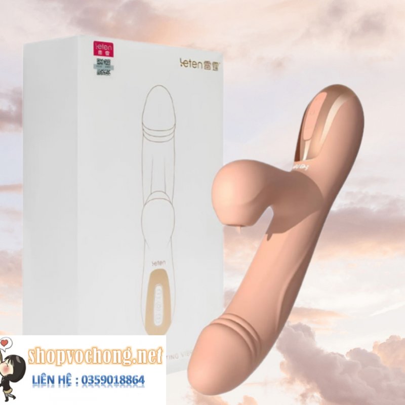 Dương vật giả Leten thrusting vibrator 
