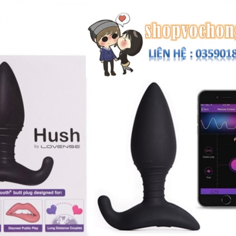 Lovense Hush Mát xa hậu môn qua app 