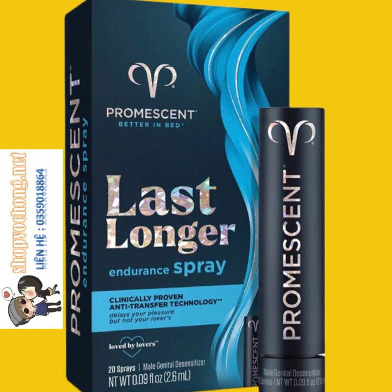 Promescent dlay spray Chai xịt chống xuất tinh sớm 