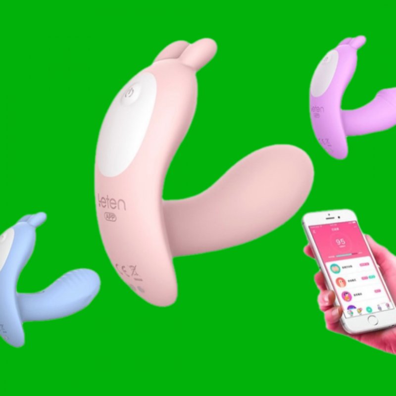 Leten wearable  butterfly Dương vật giả điều khiển qua app bluetooth 
