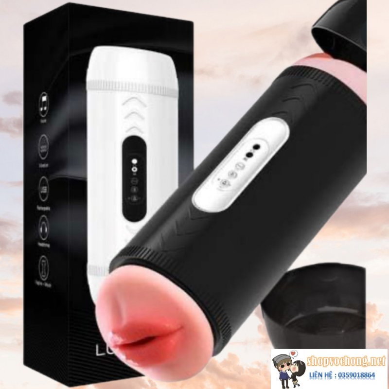 Lupa Pro  Cốc âm vật 2 đầu vừa ngoáy vừa mút 