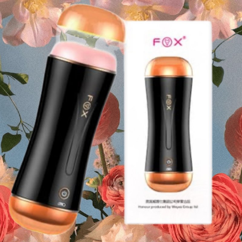 FOX Âm đạo giả cầm tay 2 đầu 