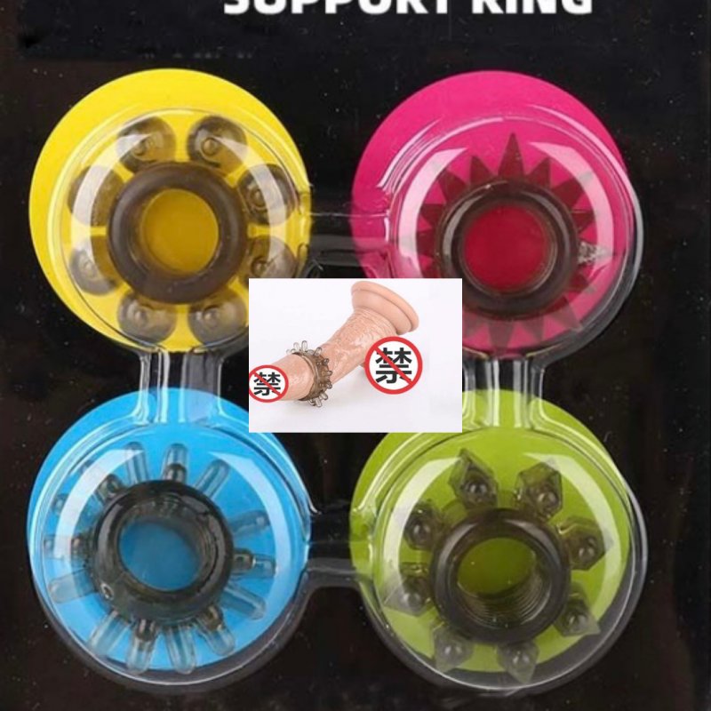 Bộ vòng đeo dương vật Support Ring siêu mềm 4pcs 